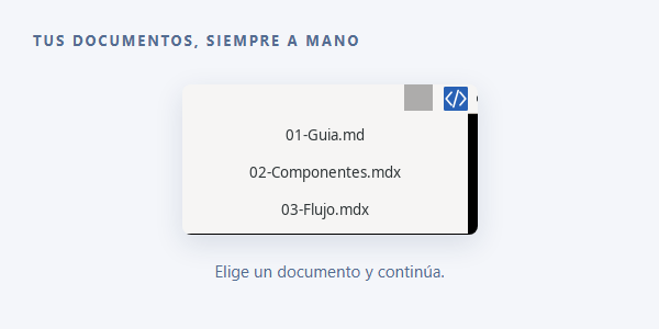 Icono de MDX Viewer en la bandeja y lista de documentos abiertos.